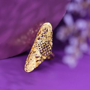 Hilyat Al-Hayat – Arabic Elegance in Gold Ring
