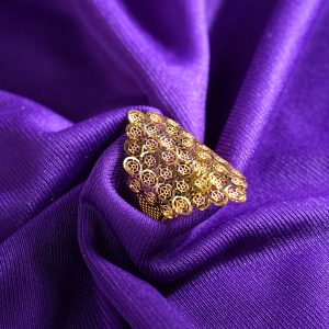 Lalezar Gold Ring – Turkish-Inspired Tulip Gold Ring